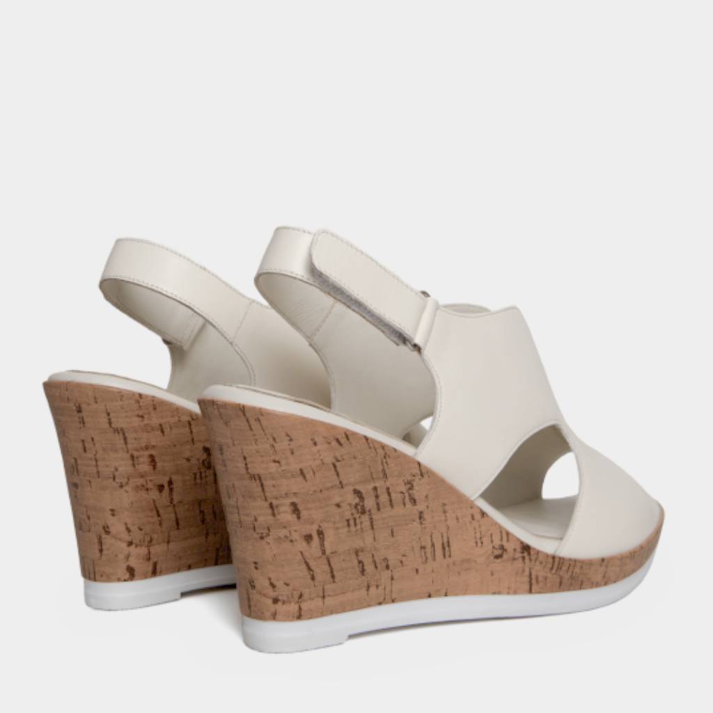 SANDALIAS MUJER TOP MODEL CUERO BLANCO TMO-N0001 (35-39) - 3