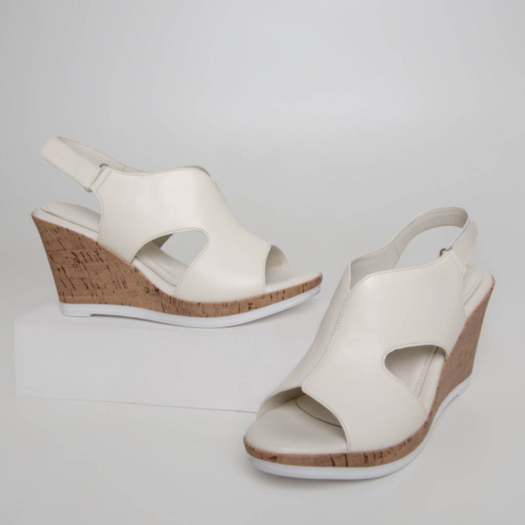 SANDALIAS MUJER TOP MODEL CUERO BLANCO TMO-N0001 (35-39) - 6