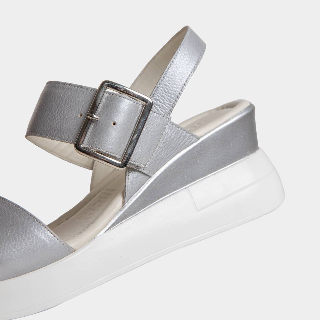 SANDALIAS MUJERES TOP MODEL CUERO GRIS TMO-N0010 (35-39) - 4
