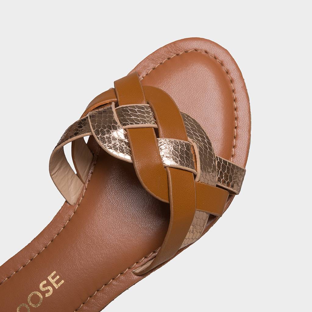 SANDALIAS MUJERES FOOTLOOSE CAMEL FCH-RS025 (35-40) MABEL - 4