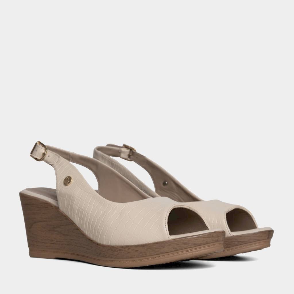 SANDALIAS MUJERES TOP MODEL CUERO BLANCO TMO-N0009 (35-39) - 2