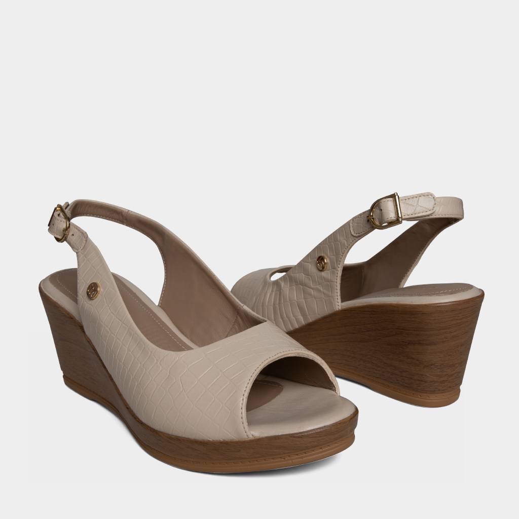 SANDALIAS MUJERES TOP MODEL CUERO BLANCO TMO-N0009 (35-39) - 5