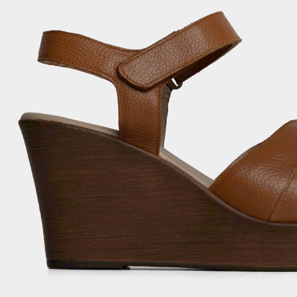 SANDALIAS MUJERES TOP MODEL CUERO MARRÓN TMO-N0004 (35-39) - 4