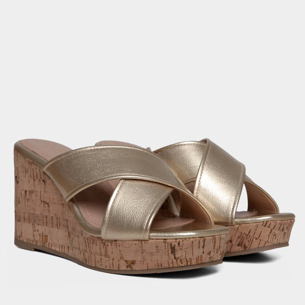 SANDALIAS MUJERES FOOTLOOSE DORADO FTL-I0090 (35-39) - 2