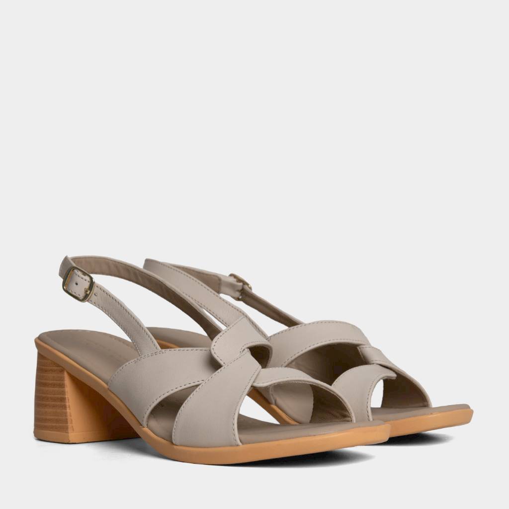 SANDALIAS MUJERES TOP MODEL CUERO BLANCO TMO-N0023 (35-39) - 2