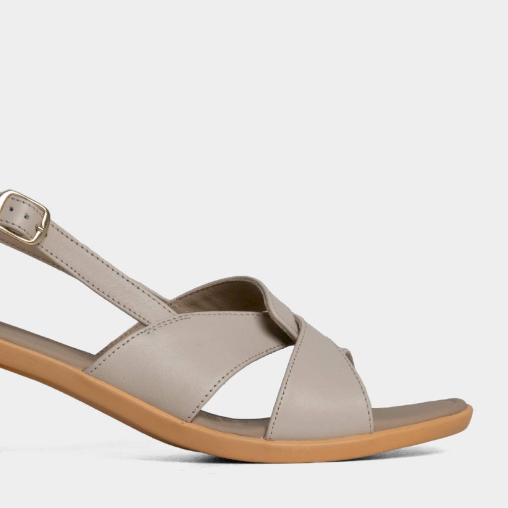 SANDALIAS MUJERES TOP MODEL CUERO BLANCO TMO-N0023 (35-39) - 4