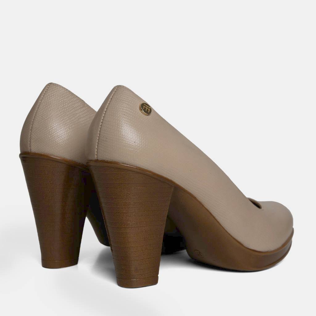 ZAPATOS CASUALES MUJER TOP MODEL CUERO NUDE TMO-N0029 (35-39) - 3