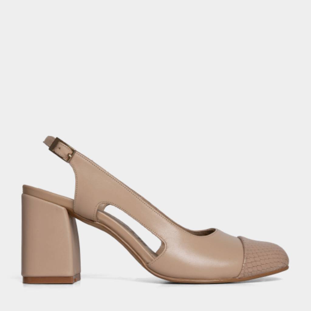 ZAPATOS CASUALES MUJER TOP MODEL CUERO NUDE TMO-N0022 (35-39) - 1