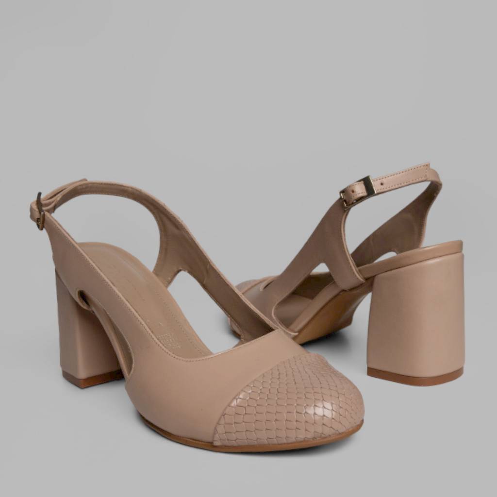 ZAPATOS CASUALES MUJER TOP MODEL CUERO NUDE TMO-N0022 (35-39) - 5
