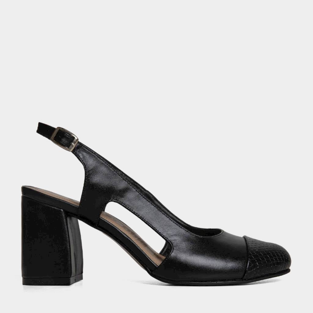 ZAPATOS CASUALES MUJER TOP MODEL CUERO NEGRO TMO-N0022 (35-39) - 1