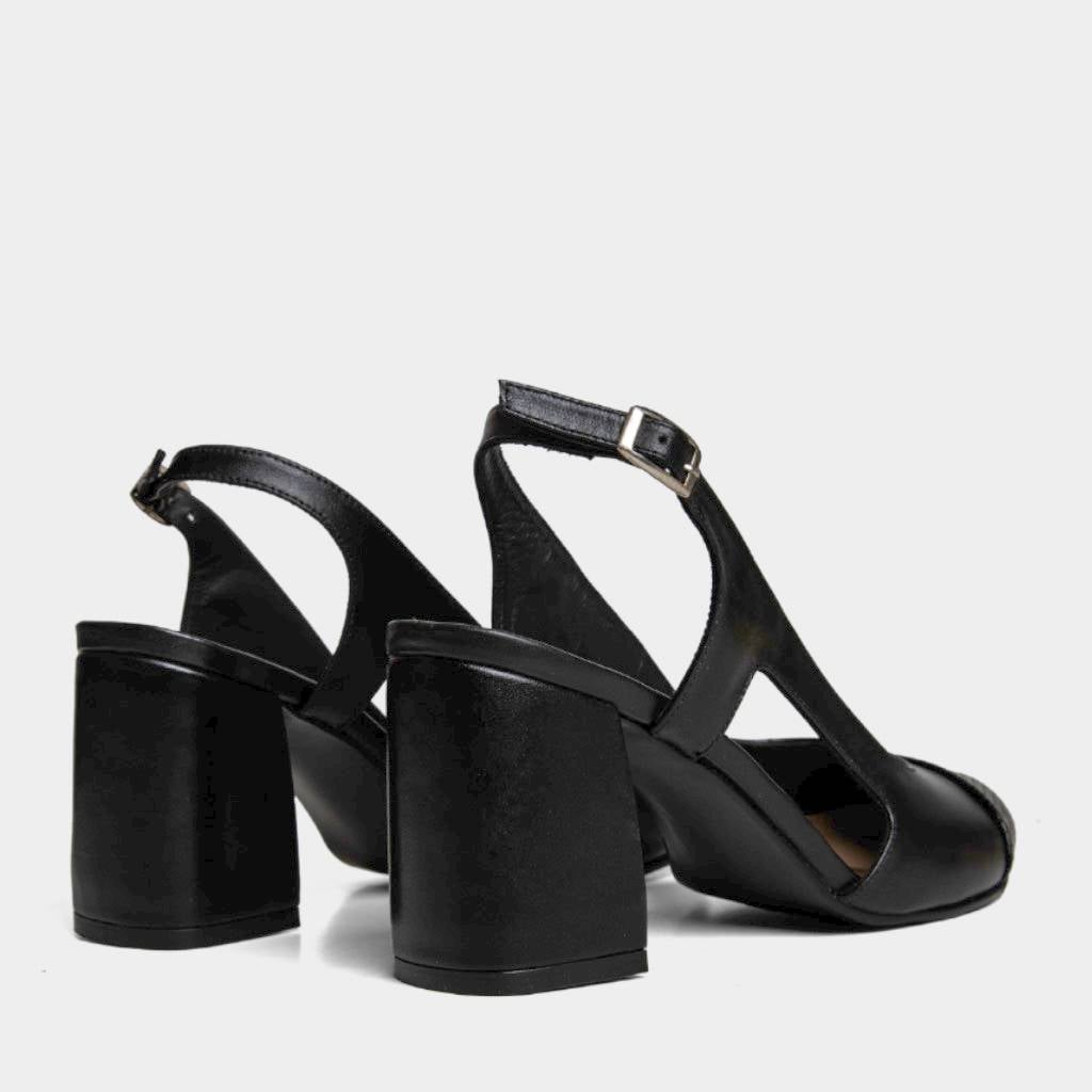 ZAPATOS CASUALES MUJER TOP MODEL CUERO NEGRO TMO-N0022 (35-39) - 3