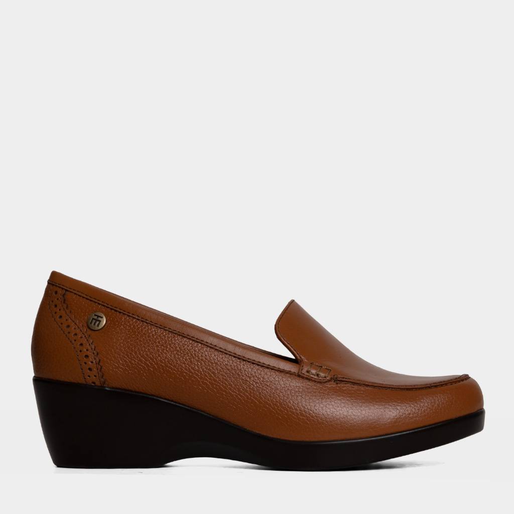 ZAPATOS CASUALES MUJER TOP MODEL CUERO MARRÓN TMO-N0014 (35-39) - 1