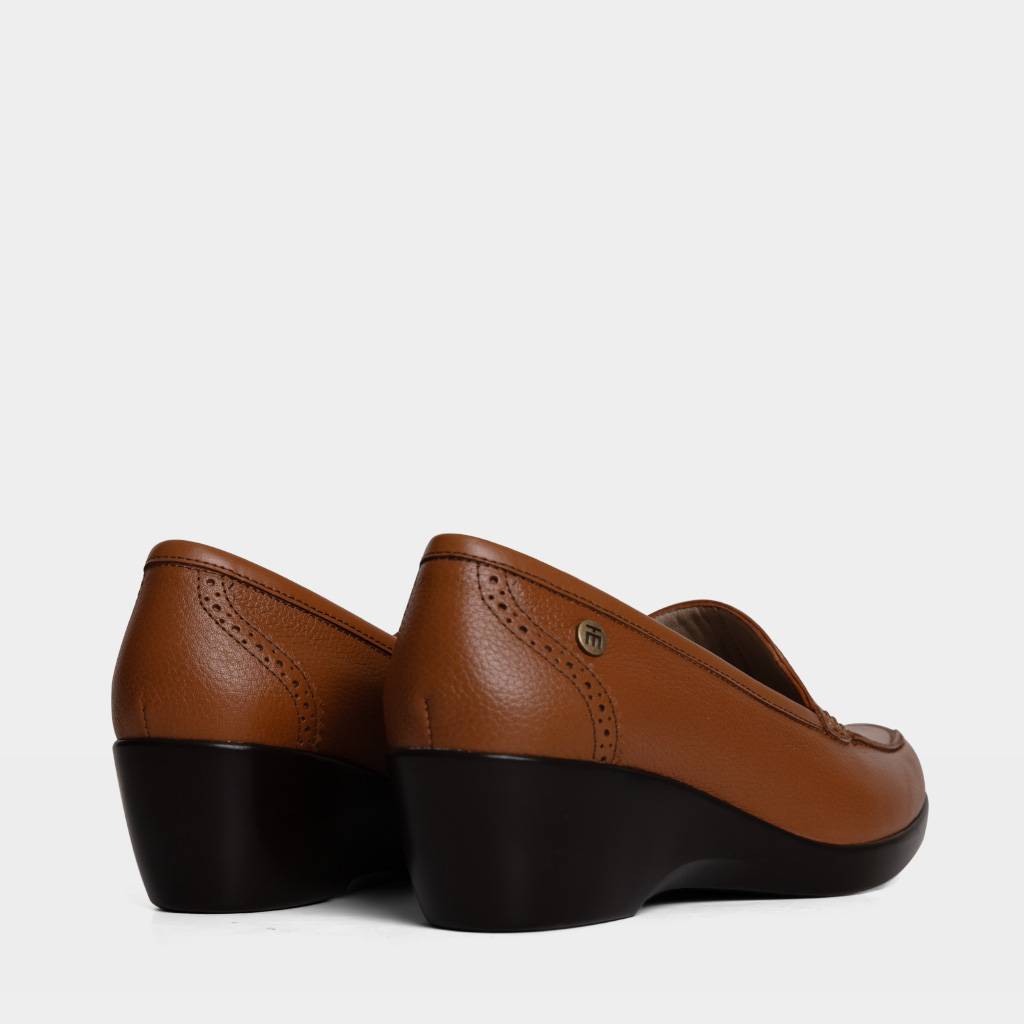 ZAPATOS CASUALES MUJER TOP MODEL CUERO MARRÓN TMO-N0014 (35-39) - 3