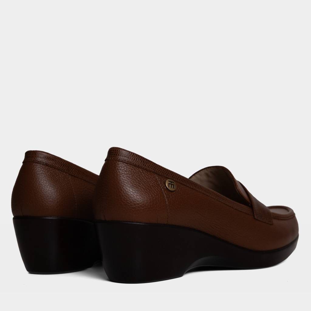 ZAPATOS CASUALES MUJER TOP MODEL CUERO MARRÓN TMO-N0021 (35-39) - 3