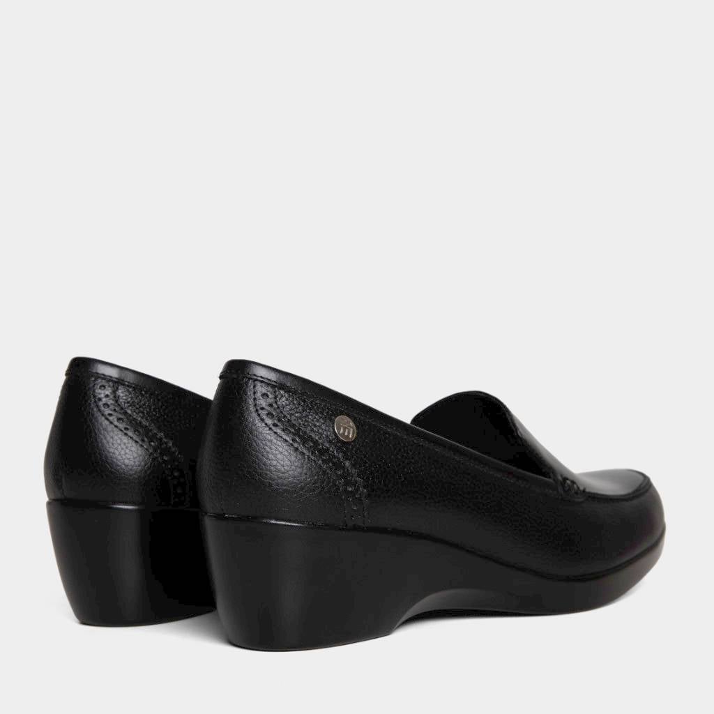 ZAPATOS CASUALES MUJER TOP MODEL CUERO NEGRO TMO-N0014 (35-39) - 3