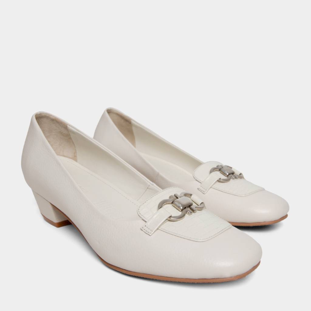 ZAPATOS CASUALES MUJER TOP MODEL CUERO BLANCO TMO-N0027 (35-39) - 2