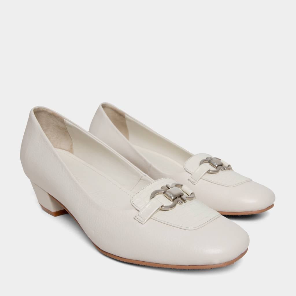 ZAPATOS CASUALES MUJER TOP MODEL CUERO BLANCO TMO-N0027 (35-39) - 2