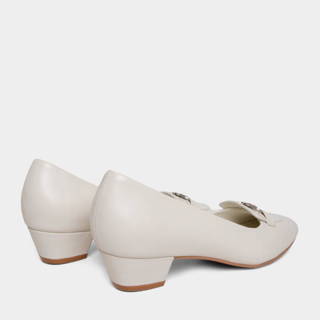 ZAPATOS CASUALES MUJER TOP MODEL CUERO BLANCO TMO-N0027 (35-39) - 3