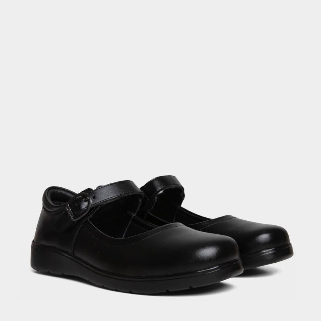 ZAPATOS NIÑA FOOTLOOSE KIDS CUERO NEGRO JUNIOR FTK-N0009 - 2
