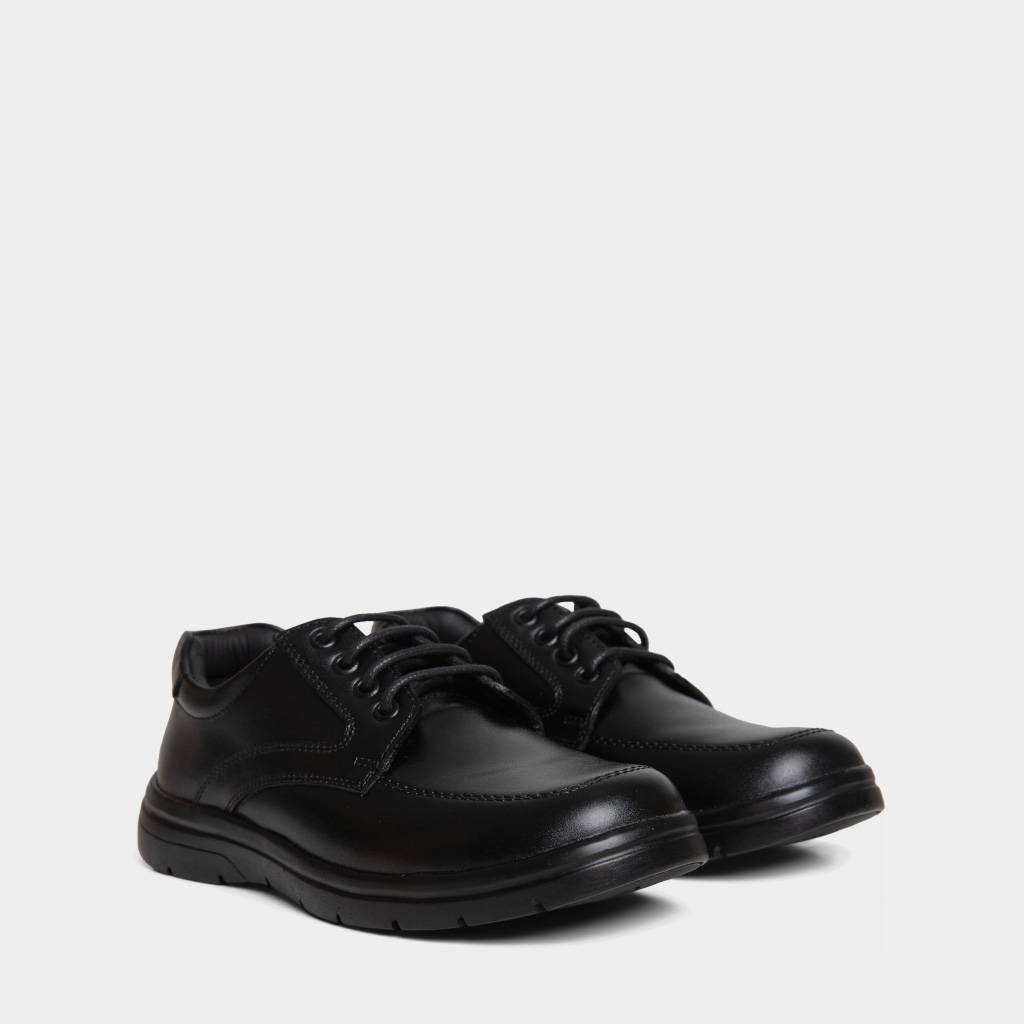 ZAPATOS PRE ESCOLAR NIÑO FOOTLOOSE KIDS CUERO NEGRO FTK-N0011 - 2