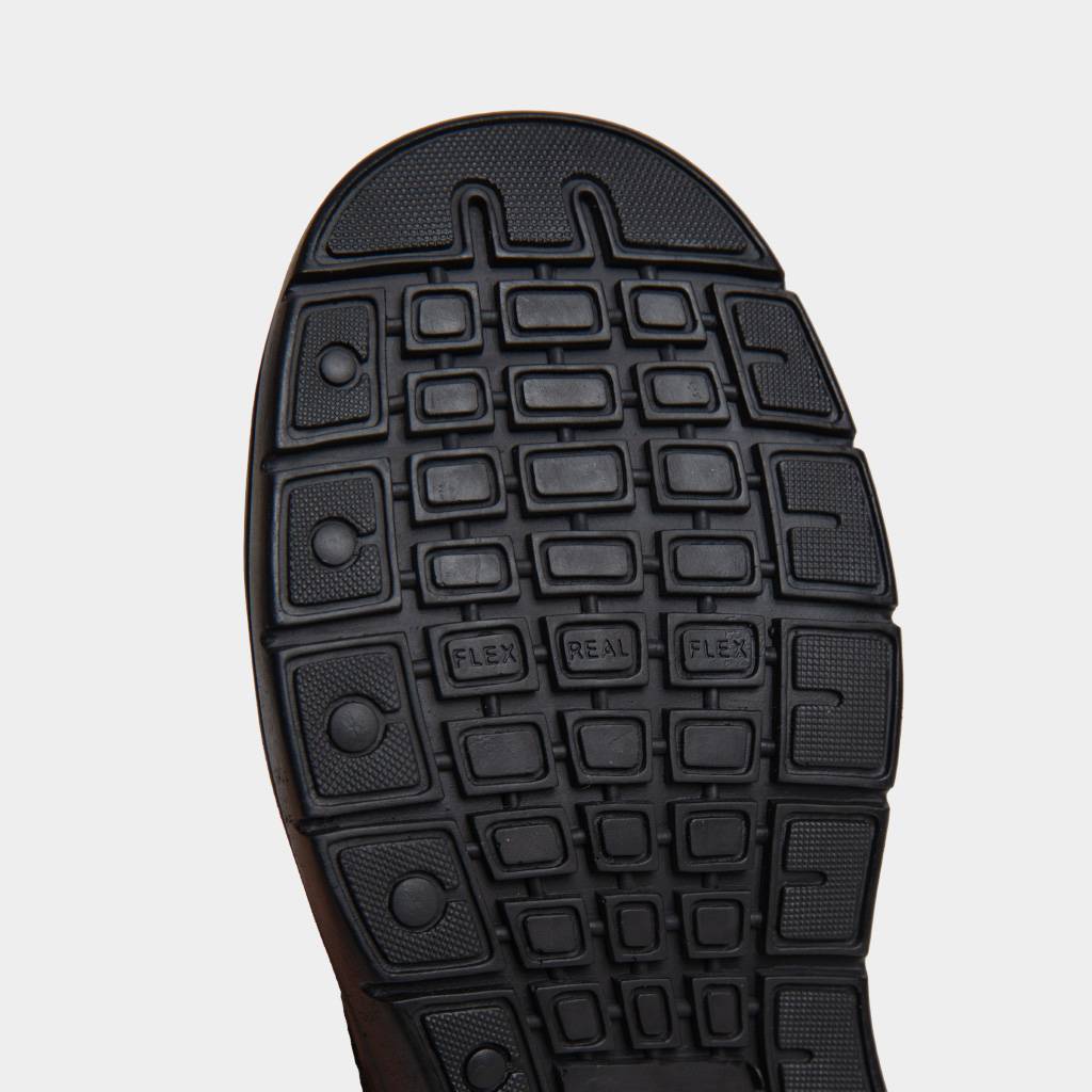 ZAPATOS PRE ESCOLAR NIÑO FOOTLOOSE KIDS CUERO NEGRO FTK-N0011 - 4