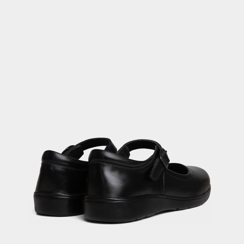 ZAPATOS PRE ESCOLAR NIÑA FOOTLOOSE KIDS CUERO NEGRO FTK-N0008 - 3
