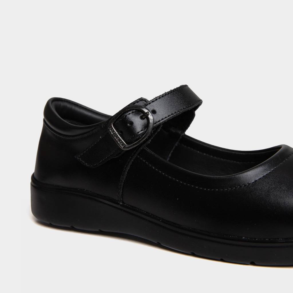 ZAPATOS PRE ESCOLAR NIÑA FOOTLOOSE KIDS CUERO NEGRO FTK-N0008 - 4