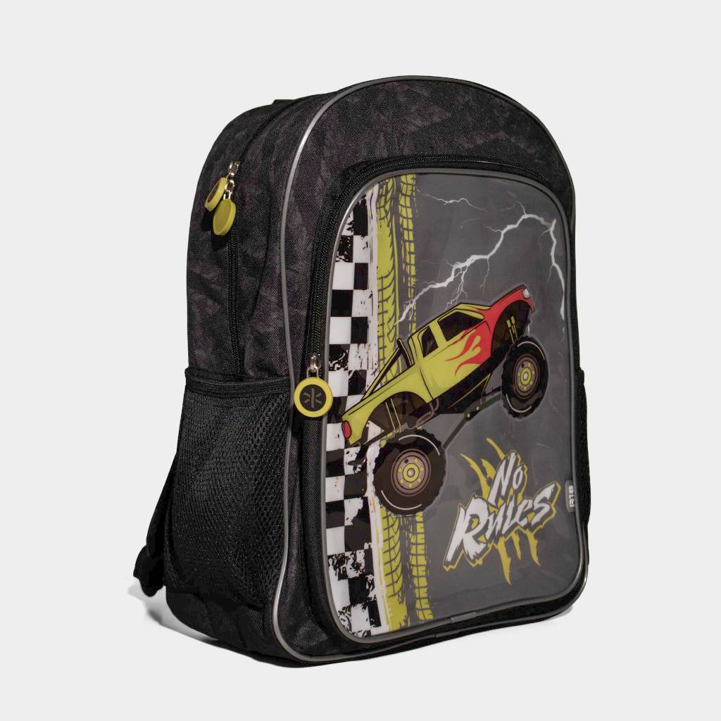 MOCHILA R18 R18-I0191 PRE ESCOLAR TEXTIL NEGRO - 2