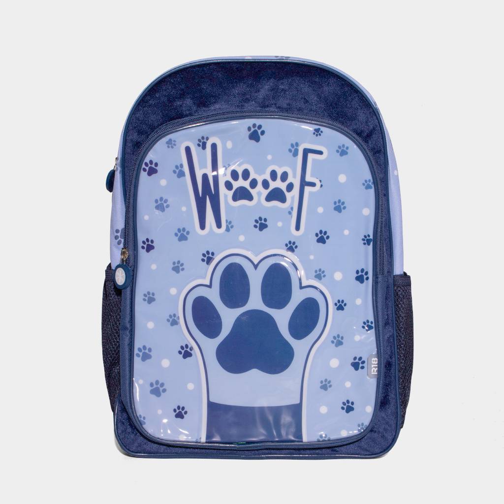 MOCHILA R18 R18-I0188 PRE ESCOLAR TEXTIL CELESTE - 1