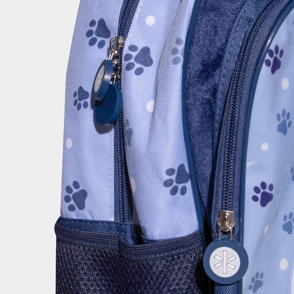 MOCHILA R18 R18-I0188 PRE ESCOLAR TEXTIL CELESTE - 4