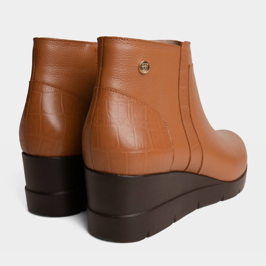 BOTINES MUJER TOP MODEL TMO-MH0023 CUERO - 3