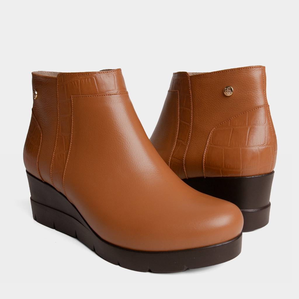 BOTINES MUJER TOP MODEL TMO-MH0023 CUERO - 5