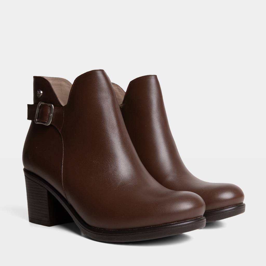 BOTINES MUJER TOP MODEL TMO-MH0036 CUERO - 2