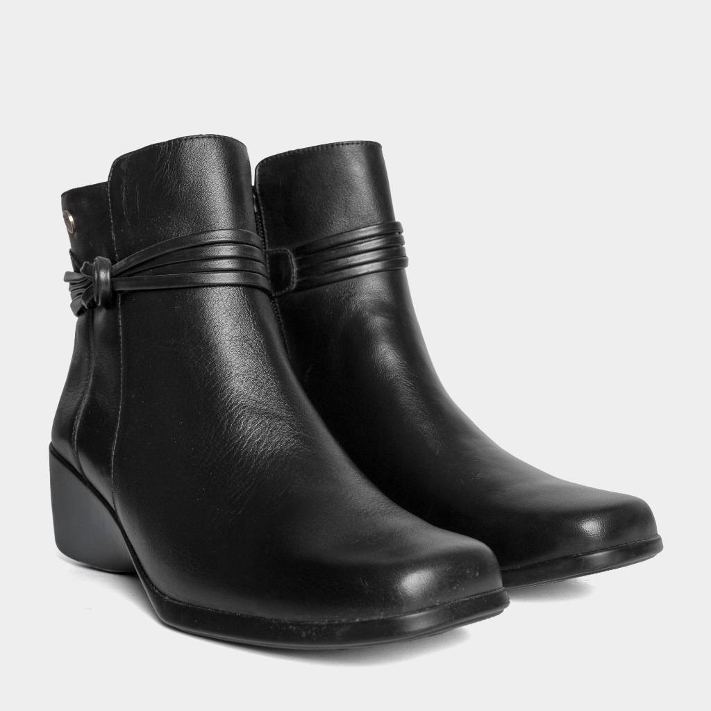 BOTINES CASUALES TOP MODEL MUJERES TMO-LK0032 CUERO - 2