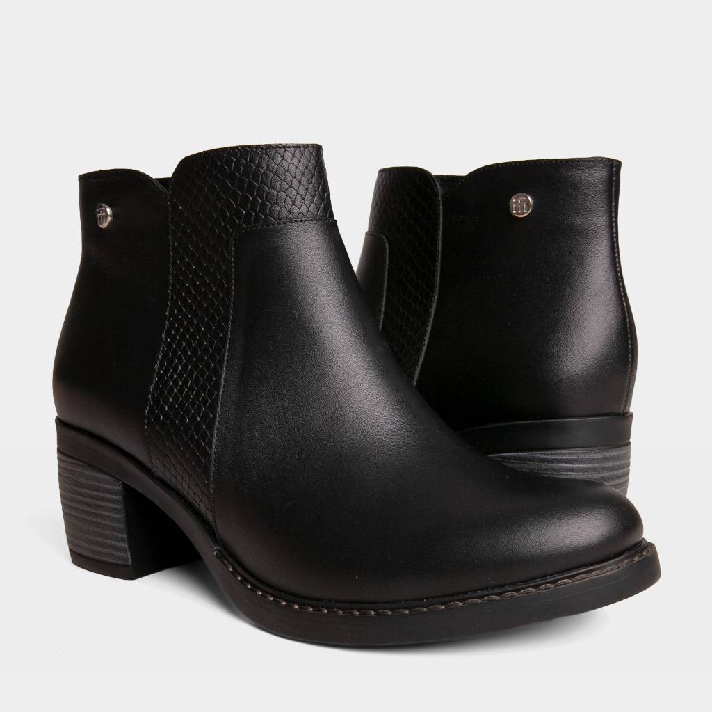 BOTINES MUJER TOP MODEL TMO-MH0022 CUERO - 5