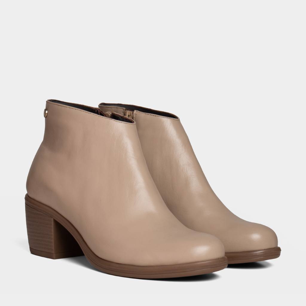 BOTINES MUJER TOP MODEL TMO-BK0020 CUERO - 2