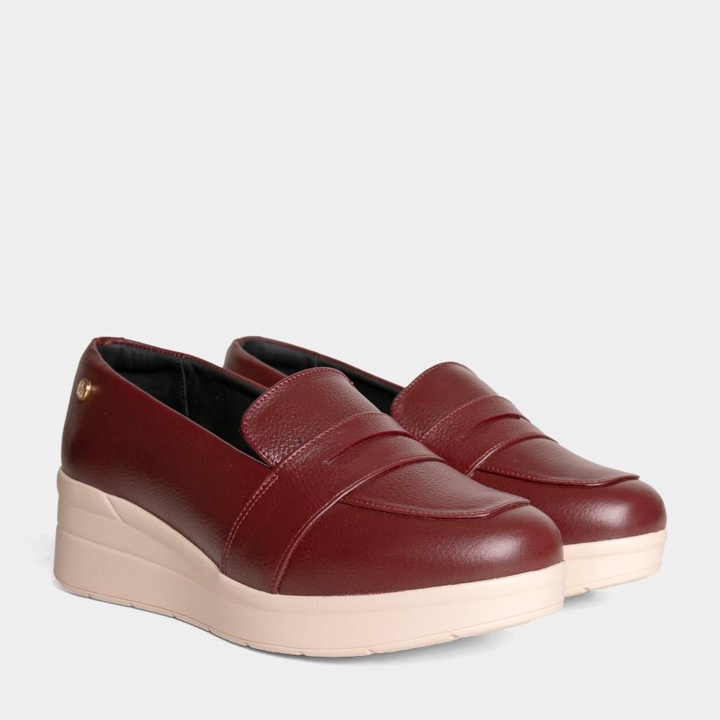 MOCASINES CASUALES TOP MODEL MUJERES TMO-JL0015 CUERO - 2