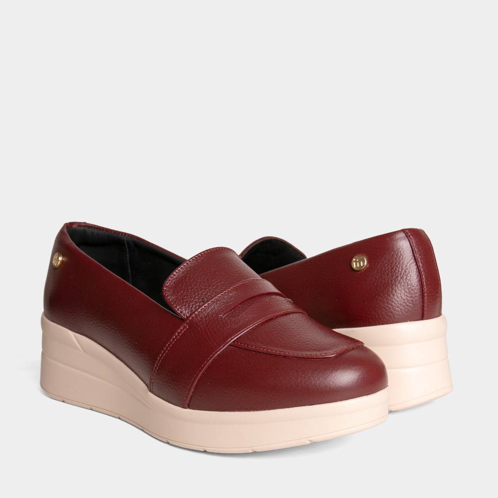 MOCASINES CASUALES TOP MODEL MUJERES TMO-JL0015 CUERO - 5