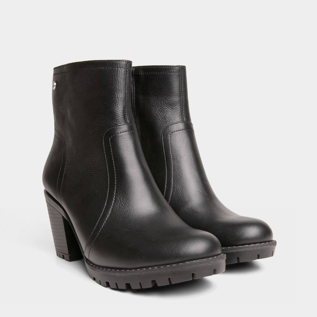 BOTINES CASUALES TOP MODEL MUJERES TMO-MH0028 CUERO - 2