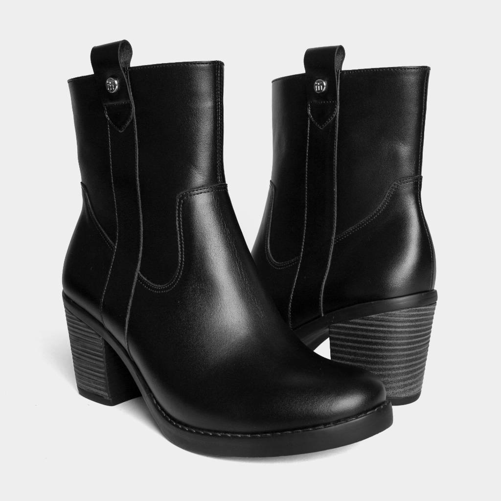 BOTINES CASUALES TOP MODEL MUJERES TMO-MH0044 CUERO - 5