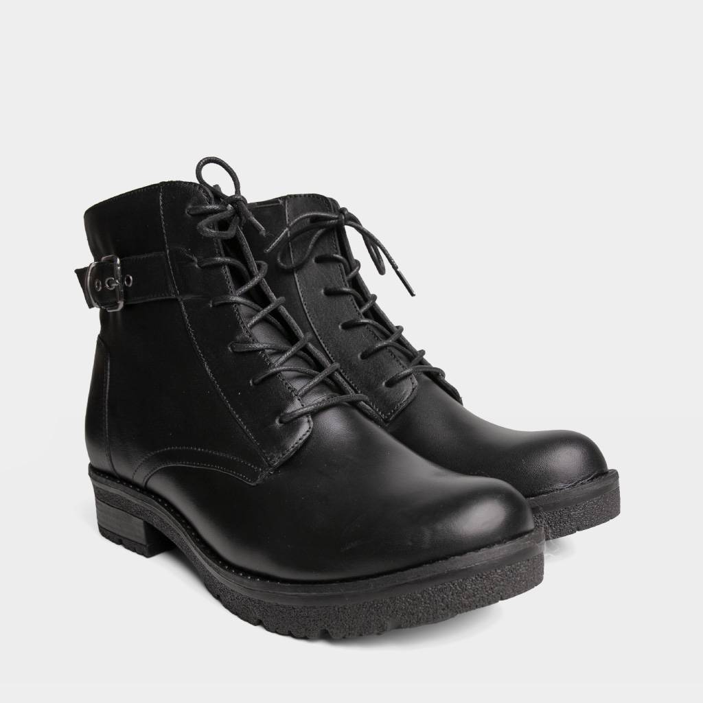 BOTINES CASUALES TOP MODEL MUJERES TMO-BK0040 CUERO - 2