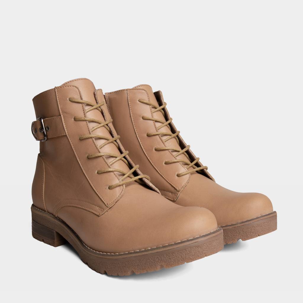 BOTINES CASUALES TOP MODEL MUJERES TMO-BK0040 CUERO - 2