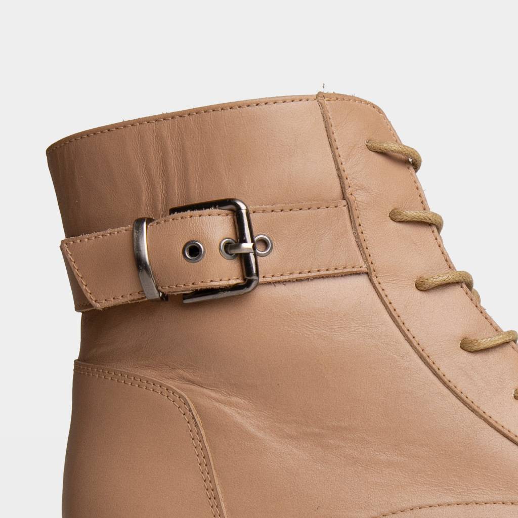 BOTINES CASUALES TOP MODEL MUJERES TMO-BK0040 CUERO - 4