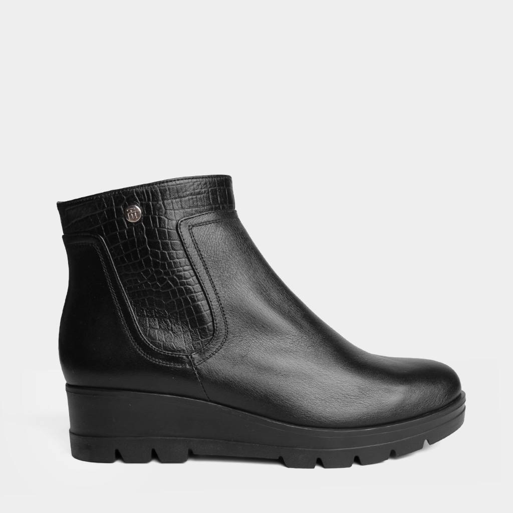 BOTINES MUJER TOP MODEL TMO-LK0024 CUERO - 1