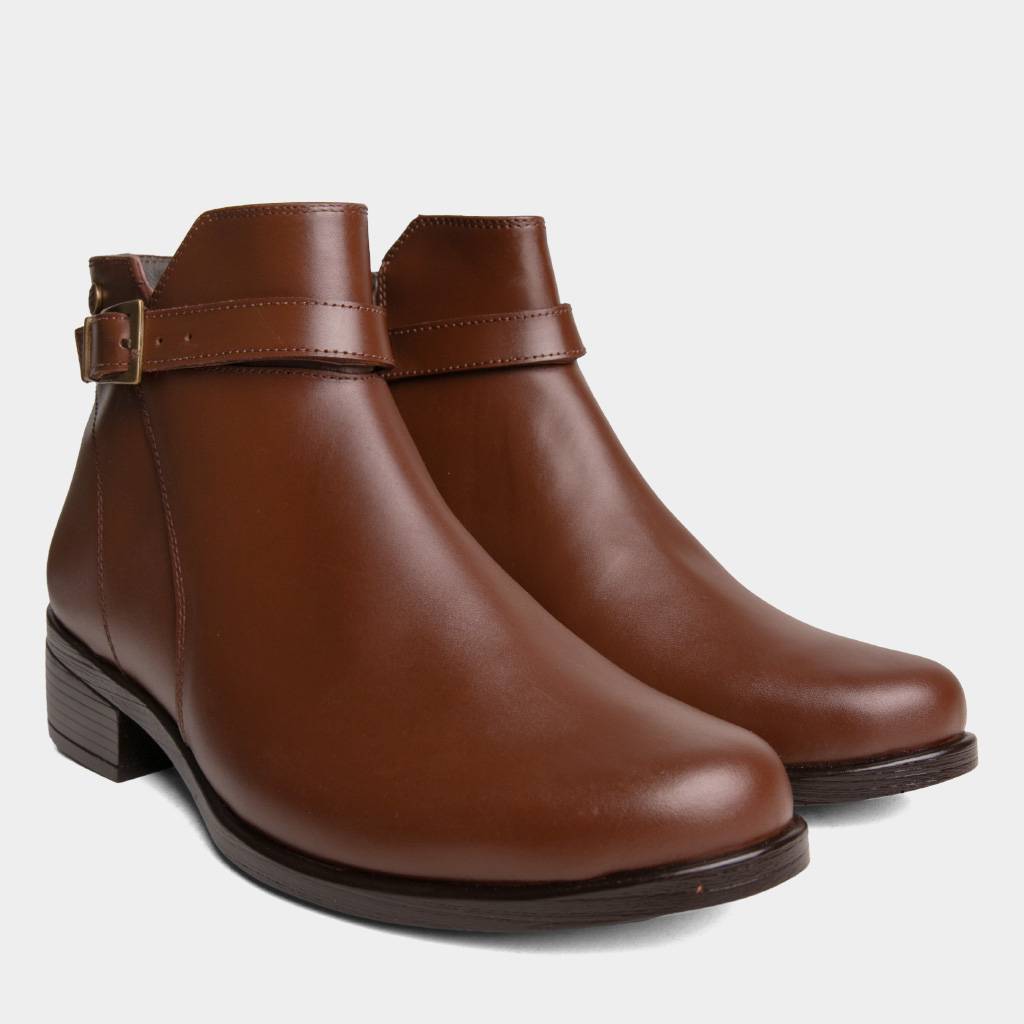 BOTINES CASUALES TOP MODEL MUJERES TMO-BK0025 CUERO - 2