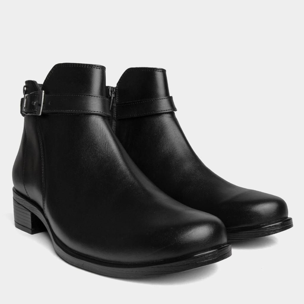 BOTINES CASUALES TOP MODEL MUJERES TMO-BK0025 CUERO - 2
