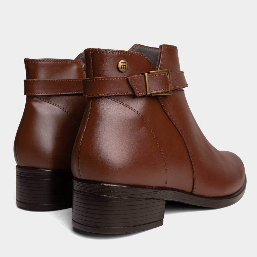 BOTINES CASUALES TOP MODEL MUJERES TMO-BK0025 CUERO - 3