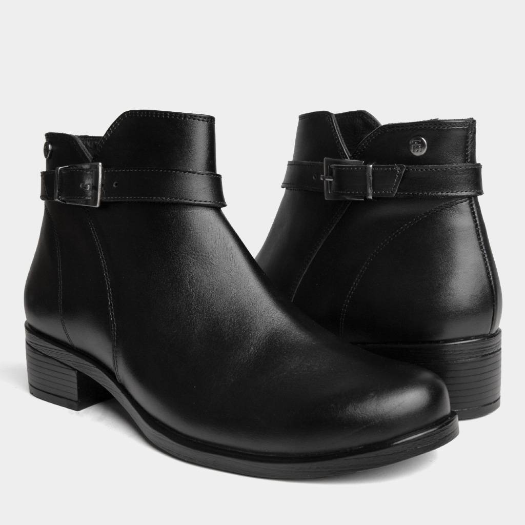 BOTINES CASUALES TOP MODEL MUJERES TMO-BK0025 CUERO - 5