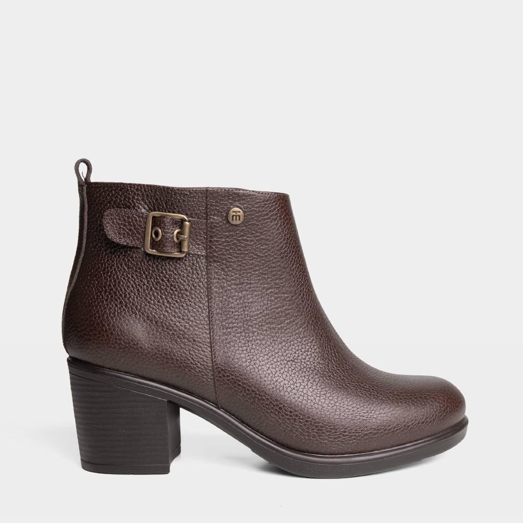 BOTINES CASUALES TOP MODEL MUJERES TMO-IC0021 CUERO - 1