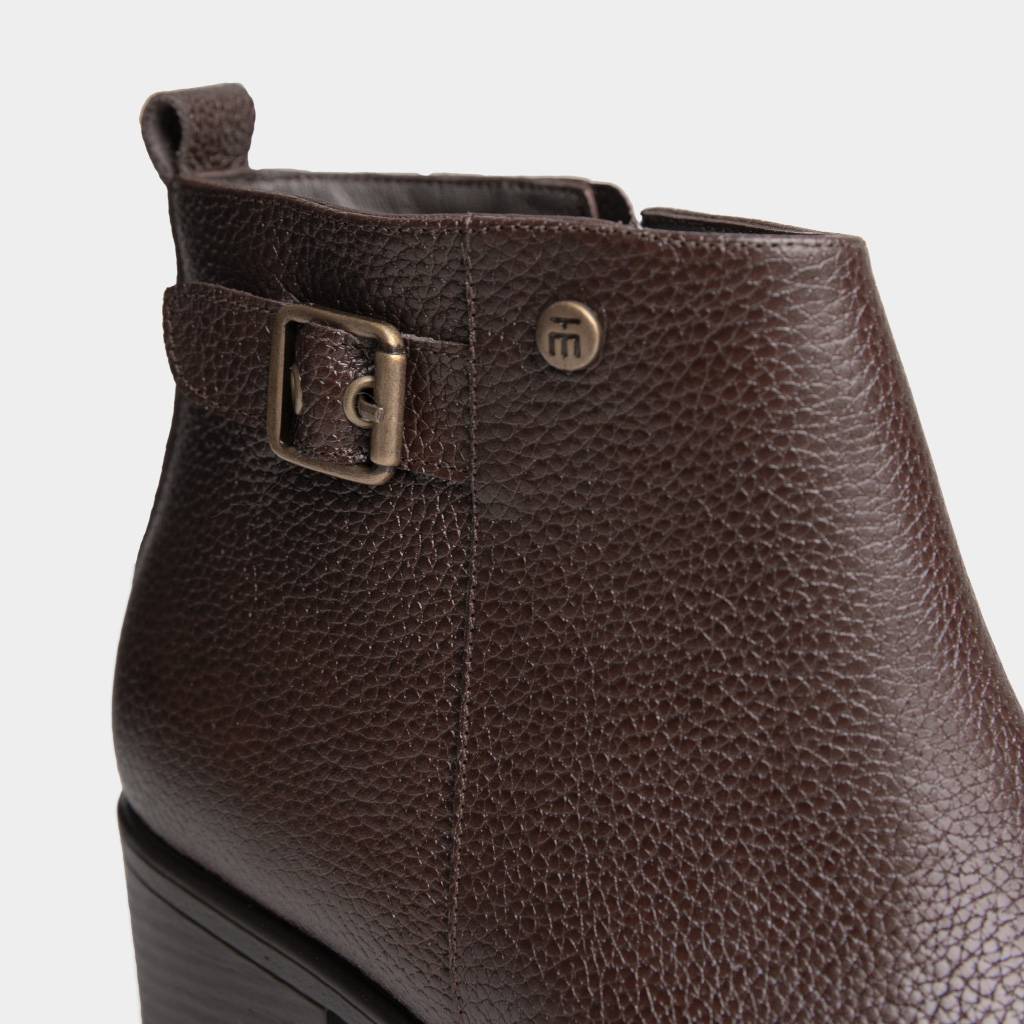 BOTINES CASUALES TOP MODEL MUJERES TMO-IC0021 CUERO - 4
